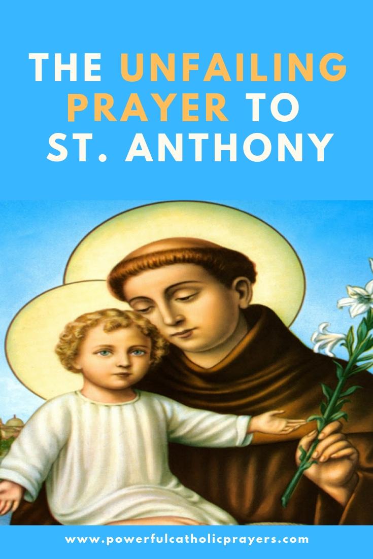 Unfailing Prayer to St. Anthony