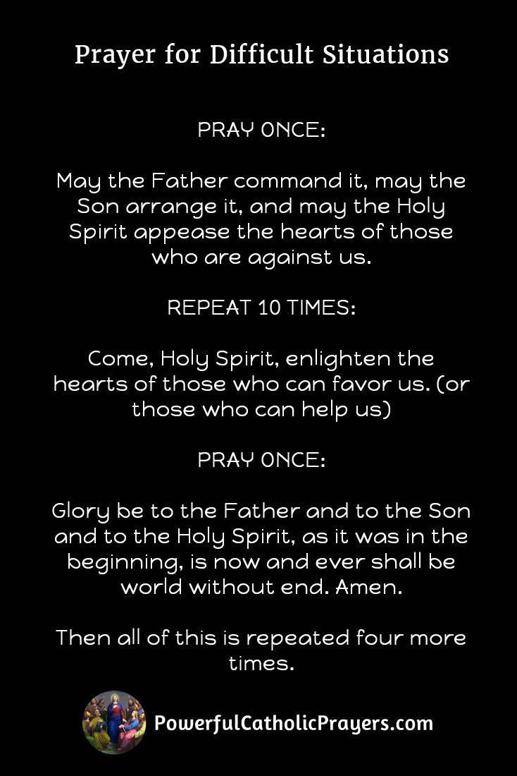 Powerful Prayer for Difficult Situations and Challenges
